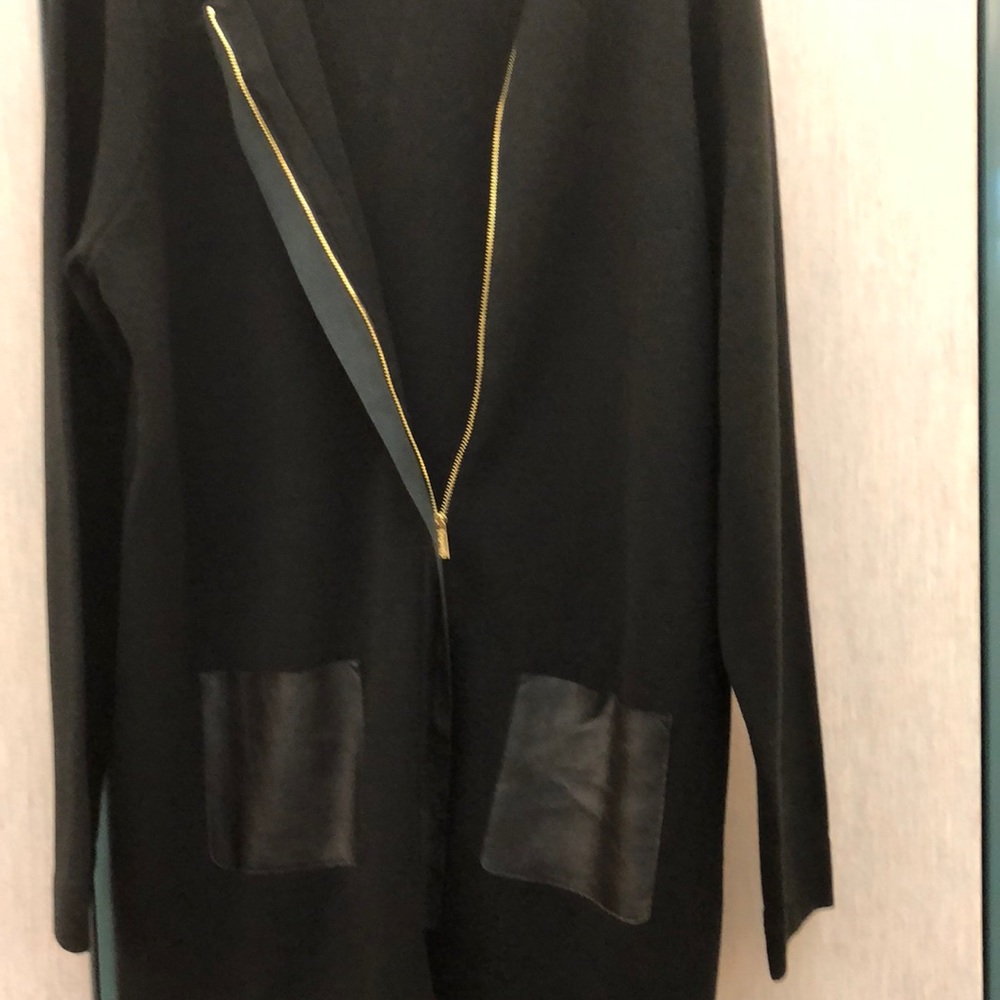 Calvin Klein sweater with pleather pockets